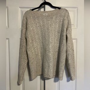 Club Monaco Cream Cashmere Sweater